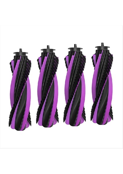 Jonr P20 Pro Için 4 Adet Ana Fırça Ana Fırça Yedek Parçalar Elektrikli Süpürge Yedek Yedek Kiti (Yurt Dışından)