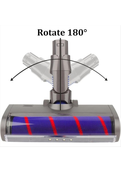 Zemin Fırça Kafası Aracı Dyson V6 DC58 DC59 DC61 DC62 Elektrikli Süpürge Fırçası Yumuşak Süpürgesi Silindir Kafası Zemin Aksesuarları (Yurt Dışından) indirimleri