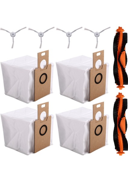 Rulo Fırça Ana Fırça Yan Fırçalar Tp-Link Tapo RV30 MAX/RV30 PLUS/RV20 Max Plus Robot Süpürge Için Toz Torbası Seti (Yurt Dışından) indirimleri