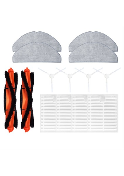 Xiaomi Robot Vakum S20 / D106 Yedek Parçalar Aksesuarları Ana Yan Fırça Mop Bez Filtresi Yedek Parçaları (Yurt Dışından)