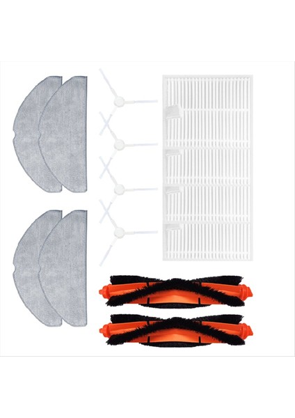 Xiaomi Robot Vakum S20 / D106 Yedek Parçalar Aksesuarları Ana Yan Fırça Mop Bez Filtresi Yedek Parçaları (Yurt Dışından) fiyatları