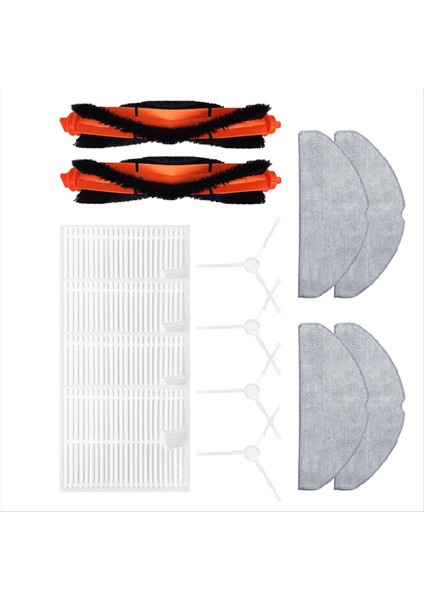 Xiaomi Robot Vakum S20 / D106 Yedek Parçalar Aksesuarları Ana Yan Fırça Mop Bez Filtresi Yedek Parçaları (Yurt Dışından) modelleri