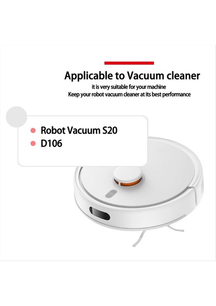 Xiaomi Robot Vakum S20 / D106 Yedek Parçalar Aksesuarları Ana Yan Fırça Mop Bez Filtresi Yedek Parçaları (Yurt Dışından) indirimleri