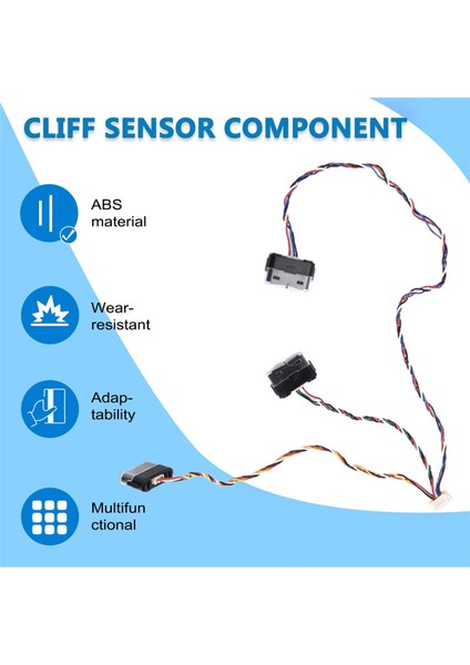 Sağ ve Sol Uçurum Montaj Parçaları Uçurum Sensörü Aksesuarları Roborock Q10 S5/Q10 S5+/Q10 X5 Robotlu Süpürge (Yurt Dışından) indirimleri