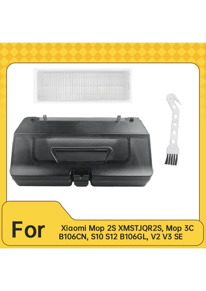 Xiaomi Paspas Için 2 S XMSTJQR2S Paspas 3c B106CN S10 S12 B106GL V2 V3 Se 2 In 1 Su Deposu Toz Kutusu Elektrikli Süpürge Parçaları (Yurt Dışından) modelleri