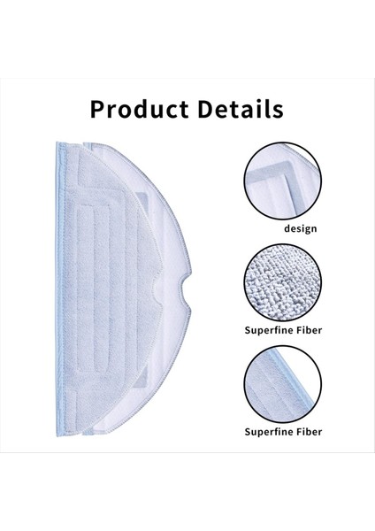 Roborock S7 S70 Süpürme Robotu Destek Plakası Aksesuarları Paspas Tutucu Paspas Aksesuarları Seti Için Uygun (Yurt Dışından) fiyatları