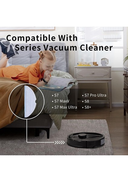 Roborock S7 S70 Süpürme Robotu Destek Plakası Aksesuarları Paspas Tutucu Paspas Aksesuarları Seti Için Uygun (Yurt Dışından) modelleri