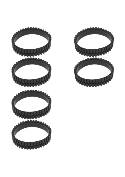 Eufy Robovac 11S/ 11S Max/ 15T/ 30/ 30C/ 15C/ 15C Max Aşınma Önleyici Lastik Kaplamaları Için 6x Kaymaz Tekerlek Lastikleri Cilt Değiştirme (Yurt Dışından)