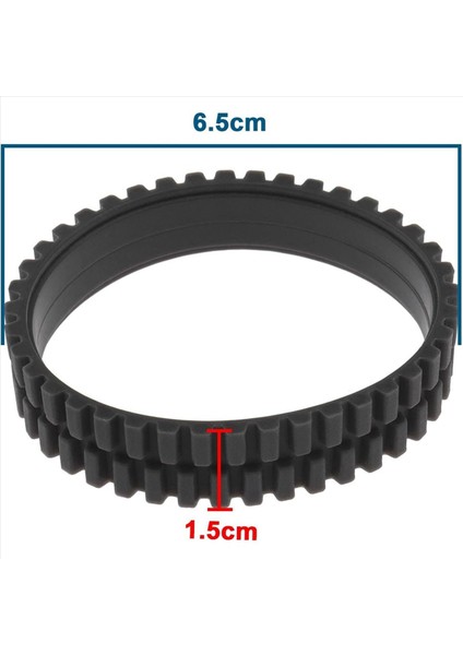 Eufy Robovac 11S/ 11S Max/ 15T/ 30/ 30C/ 15C/ 15C Max Aşınma Önleyici Lastik Kaplamaları Için 6x Kaymaz Tekerlek Lastikleri Cilt Değiştirme (Yurt Dışından) modelleri