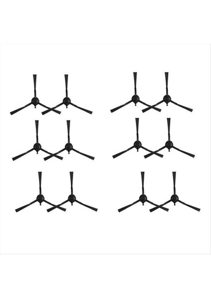 360 S8 / Botslab S8 Plus / Honor Choice R2 / R2S Lite / R2 Plus Süpürge Için 10 Adet Yan Fırça (Yurt Dışından)