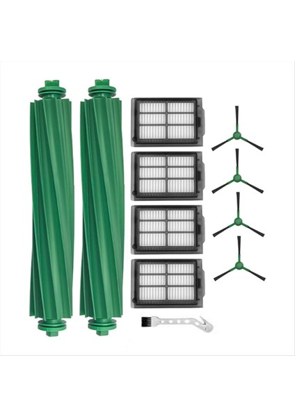 11 Adet Ana Yan Fırça Filtreleri Yedek Irobot Roomba Plus 505 COMBO/405 Combo Elektrikli Süpürge Aksesuarları (Yurt Dışından)