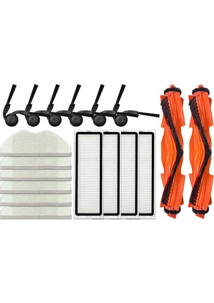 Xiaomi S40/OV81 Robotlu Süpürge Aksesuarları Ana Yan Fırça Paspas Bezi Hepa Filtre Yedek Yedek Parça (Yurt Dışından) indirimleri