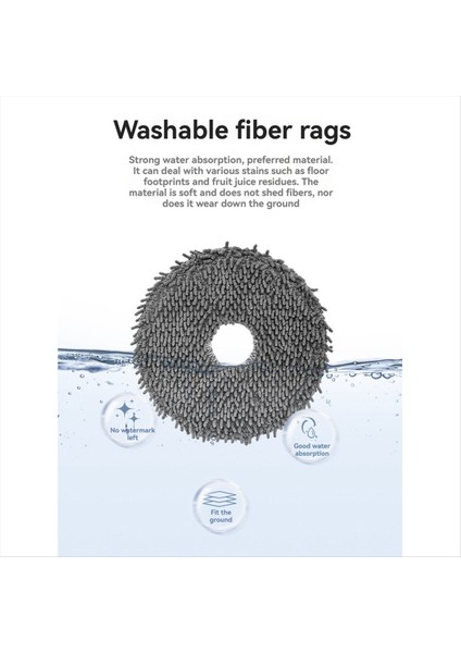 Irobot Plus 505 Combo Robot + Autowash Dock/plus 405 Combo Robot Vakum Paspas Bezleri Aksesuarları Için Yedek Paspas Pedleri (Yurt Dışından) fiyatları