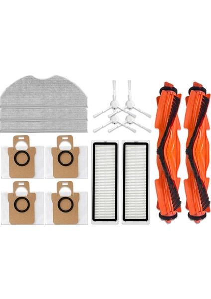Xiaomi Robot Vakum H40/OV51 Aksesuarları Ana Yan Fırça Paspas Bezi Hepa Filtre Toz Torbası Yedek Parçalar (Yurt Dışından) modelleri