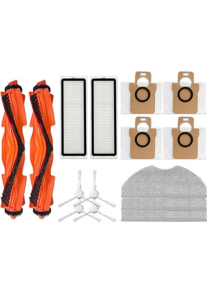 Xiaomi Robot Vakum H40/OV51 Aksesuarları Ana Yan Fırça Paspas Bezi Hepa Filtre Toz Torbası Yedek Parçalar (Yurt Dışından) fırsatları
