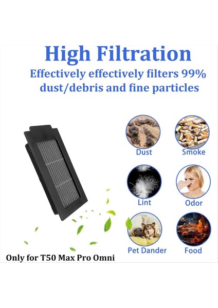 Ecovacs Deebot T50 Max Pro Omni Elektrikli Süpürge Aksesuarları Parçaları Için Yedek Kitler (Yurt Dışından) fırsatları