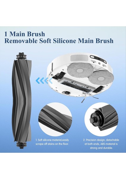 Dreame L10 ULTRA/L10S ULTRA/L10S PRO/L10S Pro Gen 2/L10 Prime/xiaomi X10 +/ X20 + Vakum Parçaları Fırça Filtre Paspas (Yurt Dışından) indirimleri