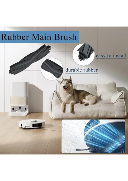 Dreame X40 Ultra / X40 Pro Robot Süpürge Aksesuarları Ana Yan Fırçalar Paspas Bezleri Hepa Filtreler Toz Torbaları (Yurt Dışından) fırsatları