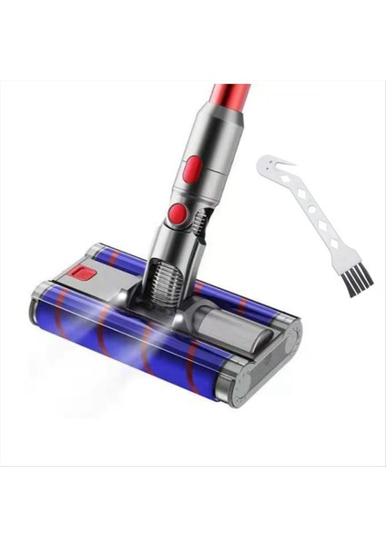 Elektrikli Çift Zemin Fırça Kafası Parçaları Dyson V7 V8 V10 V11 V15 Elektrikli Süpürge Yumuşak Süpürgesi Rulo Kafası Zemin Fırçası (Yurt Dışından)