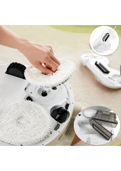 Roborock G20S Sweeper S8 Max Ultra Süpürme Makinesi Yedek Mop Bez Fırçası Yan Filtre Aksesuarları (Yurt Dışından) modelleri