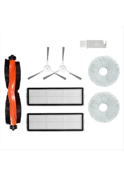 Ana Yan Fırça Hepa Filtre Mop Bez Aksesuarları Xiaomi Robot Vakum X20+ / X20 Artı Yedek Parça Aksesuarları (Yurt Dışından)