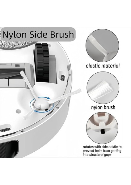 Ana Yan Fırça Hepa Filtre Mop Bez Aksesuarları Xiaomi Robot Vakum X20+ / X20 Artı Yedek Parça Aksesuarları (Yurt Dışından) indirimleri