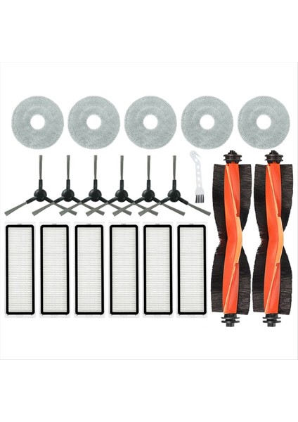 Xiaomi Robot Vakum S20 + / S10 Plus / B108GL / B105 / B108CN B113CN Parçaları Aksesuarları Ana Yan Fırça Filtre Mops (Yurt Dışından)