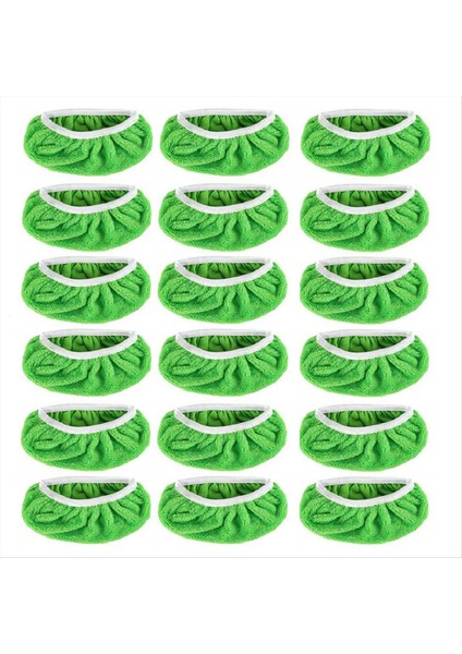 18 Adet Paspas Pedleri Dolum Swiffer Süpürgesi Paspas-Kuru Süpürme Bezleri ve Islak Paspas Bezleri Ev Temizliği Için Yıkanabilir (Yurt Dışından)