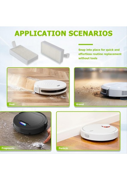 Ilıfe V5 V5S V3 V3S V5S V5S V5. V55 X5 Robot Vakum Temizleyici Sarf Malzemeleri Filtre Aksesuarları Yüksek Verimlilik Filtresi (Yurt Dışından) modelleri