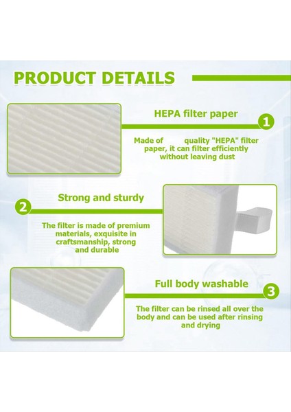 Ilıfe V5 V5S V3 V3S V5S V5S V5. V55 X5 Robot Vakum Temizleyici Sarf Malzemeleri Filtre Aksesuarları Yüksek Verimlilik Filtresi (Yurt Dışından) fırsatları