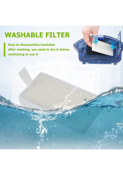 Ilıfe V5 V5S V3 V3S V5S V5S V5. V55 X5 Robot Vakum Temizleyici Sarf Malzemeleri Filtre Aksesuarları Yüksek Verimlilik Filtresi (Yurt Dışından) indirimleri