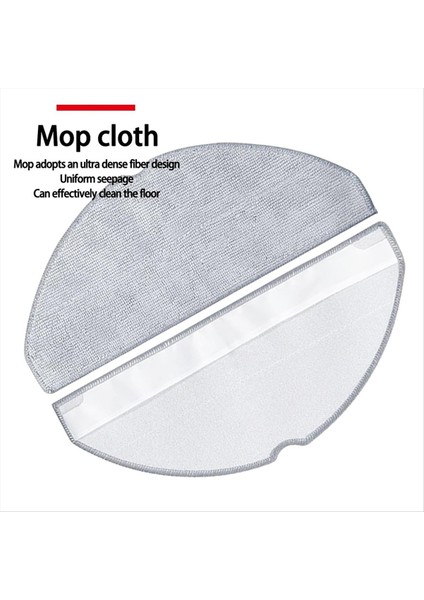 Xiaomi Robot Vakum S20/D106 Için Yedek Kit Aksesuarları Ana Fırça Yan Fırçalar Hepa Filtre Mop Bez Seti (Yurt Dışından) fırsatları