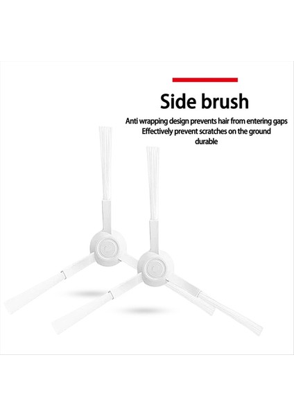 Xiaomi Robot Vakum S20/D106 Için Yedek Kit Aksesuarları Ana Fırça Yan Fırçalar Hepa Filtre Mop Bez Seti (Yurt Dışından) indirimleri