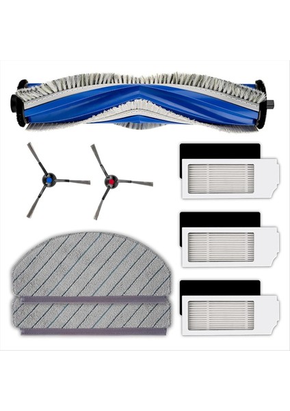 Ecovacs Deebot N20 PLUS/N20 Pro Plus Robotik Elektrikli Süpürge Rulo Fırça Yan Fırçalar Hepa Filtreler Paspas Pedleri (Yurt Dışından) fırsatları