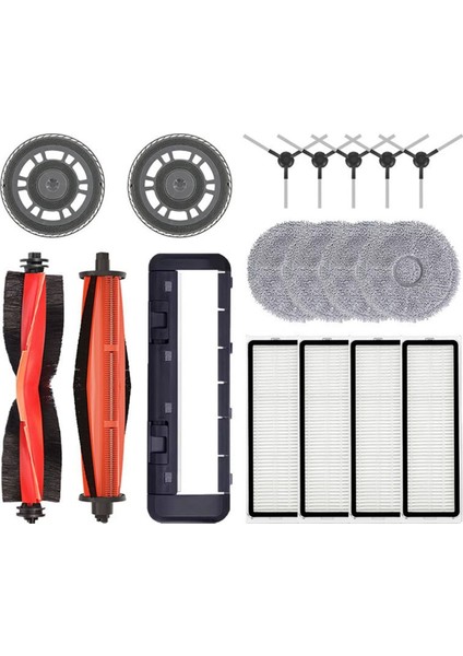 Xiaomi Robot Vakum S20 + / B108GL / B108CN / B113CN Parçaları Aksesuarları Ana Yan Fırça Hepa Filtre Paspas Bezi Parçaları (Yurt Dışından)