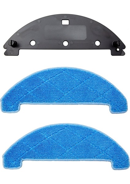 Abır K30 / K20 Robotlu Süpürge Aksesuarları Için 3 Adet Paspas Bezi Tutucu ve Paspas Bezi (Yurt Dışından)