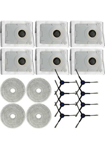 Ecovacs Deebot Mini Süpürme Makinesi Yedek Toz Torbaları Rag Yan Fırça Çöp Torbası Yedek Parça Robotlu Süpürge (Yurt Dışından) fiyatları