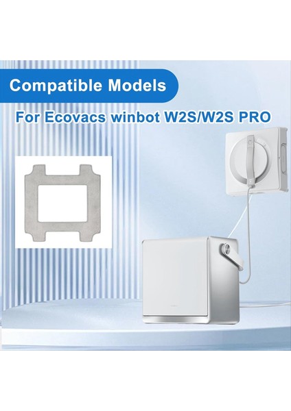 9 Adet Pencere Paçavra Ecovacs Winbot W2S/W2S Pro Robotlu Süpürge Yedek Paspas Bezi Bezleri Aksesuarları (Yurt Dışından) modelleri