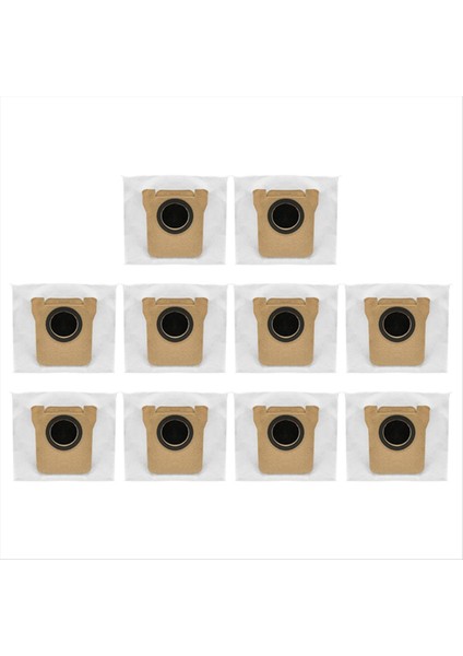 Toz Torbaları Xiaomi Mijia M40S / OV31CN Elektrikli Süpürge Parçaları Yedek Dokunmamış Çöp Torbaları 10 Adet (Yurt Dışından)