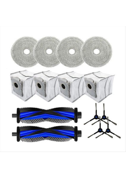 14 Adet Ana Yan Fırça Hepa Filtre Paspas Bezi Ecovacs Deebot Mini Elektrikli Süpürge Parçaları Için Yedek (Yurt Dışından)