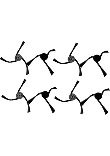 Uwant U300/U300 Max Robot Süpürge Parçaları Kenar Fırçası 8 Adet Için Yan Fırçanın Değiştirilmesi (Yurt Dışından)