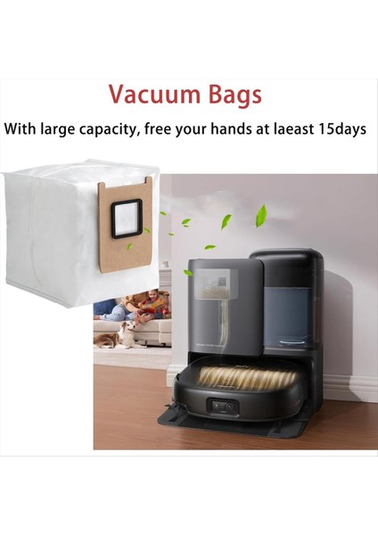 Eufy Omni E28/E25 Robot Süpürge Için Yedek Kit - Yan Fırçalar Rulo Paspas Toz Torbaları ve Daha Fazla Aksesuarı Içerir (Yurt Dışından) fiyatları