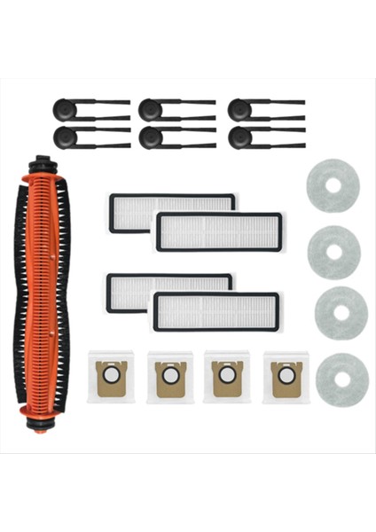 Xiaomi Mijia M40S/OV31CN Vakum Süpürge Aksesuarları Ana Silindir Yan Fırça Hepa Filtre Mop Bez Toz Çantaları (Yurt Dışından)