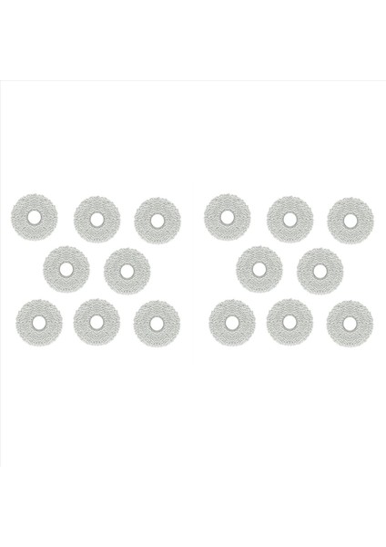 Ecovacs Debot Için 16 Adet / T20 Pro / X1 Omnı / T10 Omni / Robotik Elektrikli Süpürge Paspas Bezi Aksesuarı Yedek Parça (Yurt Dışından)