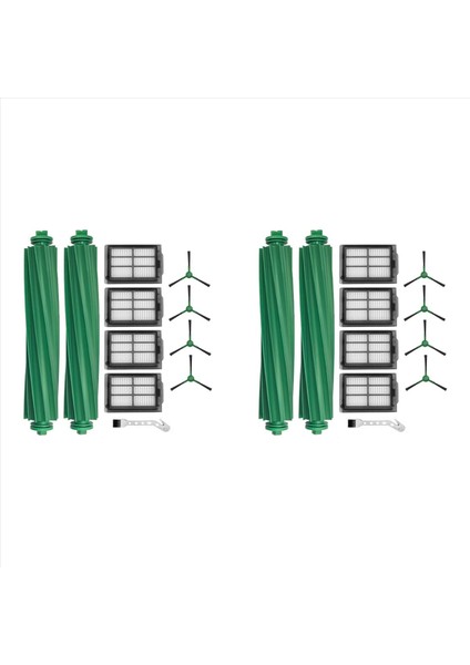 22 Adet Ana Yan Fırça Filtreleri Yedek Irobot Roomba Plus 505 COMBO/405 Combo Elektrikli Süpürge Aksesuarları (Yurt Dışından)