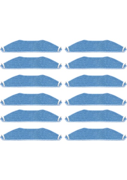 Lefan M2/PLUS/M2S Pro Için Paspas Bezi Yedek Parçalar Elektrikli Süpürge Parçaları Yıkanabilir Paspas Pedleri 12 Adet (Yurt Dışından)