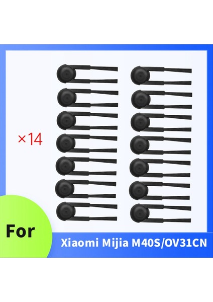 14 Adet Yan Fırça Xiaomi Mijia M40S/OV31CN Süpürge Aksesuarları Yan Fırça Yedek Parçaları (Yurt Dışından) fiyatları