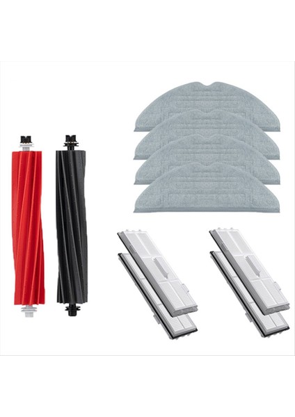 Roborock S8 Pro Ultra S8+ Aksesuarlar Için Ana Fırça Mop Bezi Yüksek Verimlilik Filtre Yedek Parçaları (Yurt Dışından)