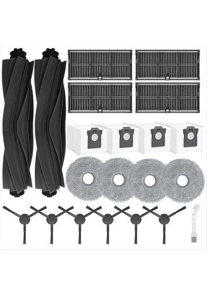 Dreame L10S Pro Ultra ISI/L10S Ultra Gen 2/X30 Ultra Elektrikli Süpürge Parçaları Ana Yan Fırça Filtresi Paspas Toz Torbası (Yurt Dışından) fiyatları