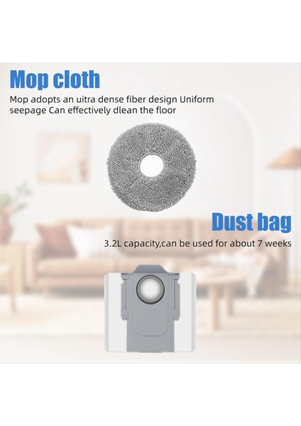 Roborock Saros 10R Robot Süpürge Aksesuar Seti Için Yedek Parçalar (Yurt Dışından) modelleri